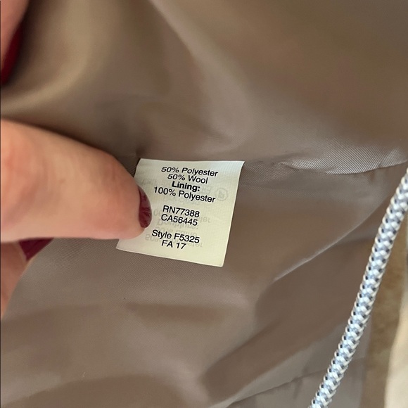 JCrew Stadium-Cloth Cocoon Coat. Wool Blend. - Picture 4 of 4